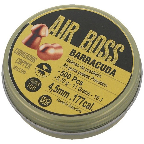 Apolo - Śrut do wiatrówki Air Boss Barracuda Copper - 4.50 mm - 500 szt - E30002.G2