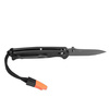 Ganzo - Nóż składany EDC G7413 z gwizdkiem - G-Lock - Czarny - G7413-BK-WS