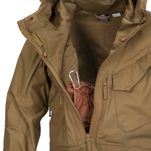 Helikon - Kurtka Anorak Pilgrim® - Earth Brown / Czarny - KU-PGM-DC-0A01A