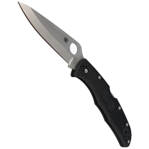 Spyderco - Nóż składany Endura 4 - VG-10 - FRN - Czarny/Srebrny - C10PBK