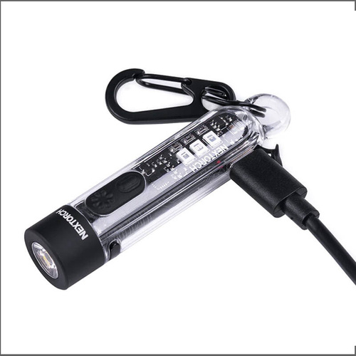 NEXTorch - Latarka LED K40 z akumulatorem 180 mAh - 700 lm - Czarna - LAT/NEXT K40