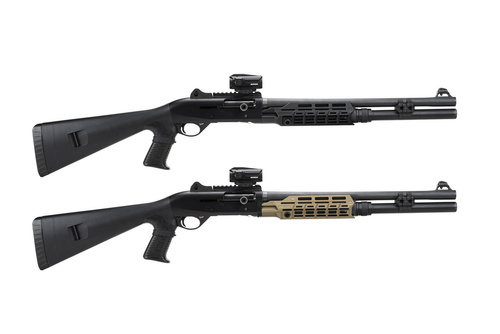 Strike Industries - Łoże M-LOK do Benelli M2 VOA Handguard - Drop-In - Quick Detach - Czarne - SI-VOA-BM2-RAIL-BK