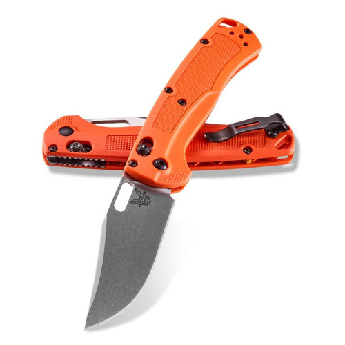 Benchmade - Nóż składany EDC Taggedout 15535 - Axis Lock - CPM-154 - Pomarańczowy - 15535
