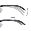 Swiss Eye - Okulary strzeleckie Raptor - Rubber Green - Smoke/Orange/Clear - M: 10163/ L: 10173