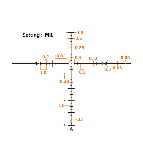 Vector Optics - Luneta celownicza Tauron 3-18x50 GenII - FFP - 30 mm - IP67 - Czarny - SCFF-64