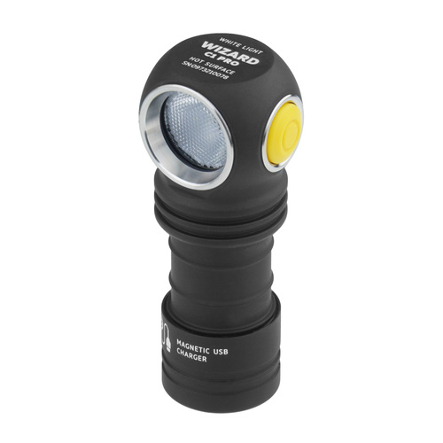 Armytek - Latarka akumulatorowa / czołówka Wizard C1 Pro - 1000 lm - 900 mAh - Światło białe - F09001C