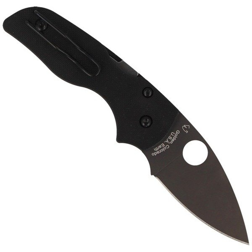 Spyderco - Nóż składany Lil' Native® G-10 Black / Black Blade - C230GPBBK