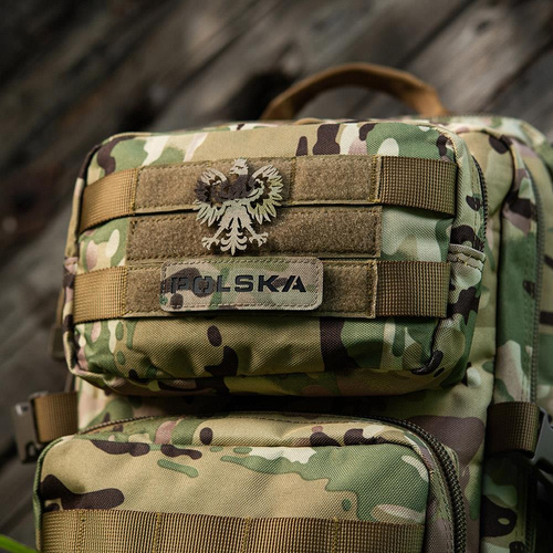 M-Tac - Naszywka Polska 25х80 - Laser Cut - Czarny / MultiCam - 51004108