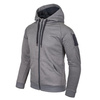 Helikon - Bluza rozpinana z kapturem Urban Tactical Hoodie® - Poliester - Szary melanż - BL-UHF-PO-M3