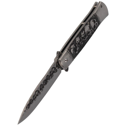 Herbertz Solingen - Nóż składany Italian Dagger Skulls - 584013