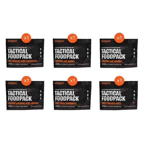 Tactical Foodpack - Zestaw liofilizowanych racji żywnościowych Sixpack Oscar - 2910 kcal - C0021