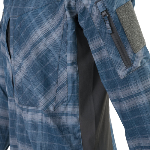 Helikon - Koszula taktyczna MBDU - Nylon Polyester Blend - Western Blue Plaid - KO-MBD-PN-2P