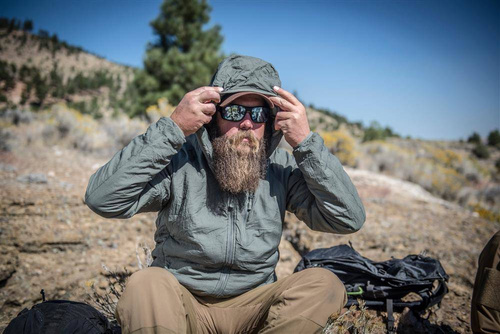 Helikon - Kurtka z kapturem Wolfhound Hoodie - Windpack Nylon - Coyote - KU-WLH-NL-11