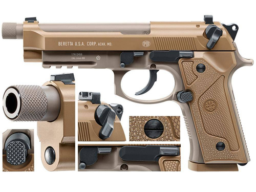 Umarex - Replika pistoletu Beretta M9 A3 FM - CO2 - Flat Dark Earth -  2.6396 