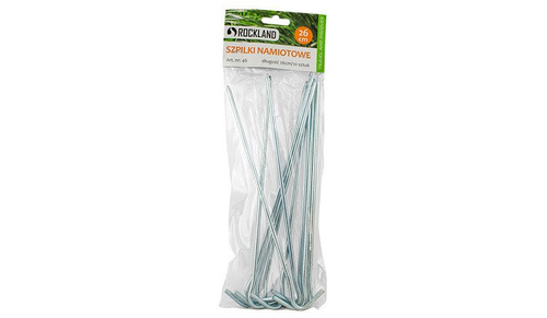 Rockland - Szpilki namiotowe - 26 cm - Stal - 10 sztuk - R46
