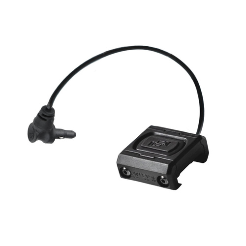Unity Tactical - Włącznik żelowy na kablu ModButton Lite - Crane Laser - 7" - Czarny - MBL-BLK-CL-7