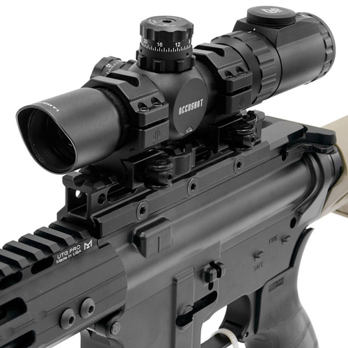 Leapers - Podwyższenie UTG Super Slim 13 slotów - 0,83" - Czarne - MT-RSX8L