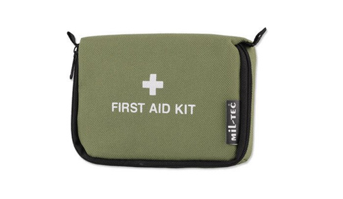 Mil-Tec - Mała apteczka z wyposażeniem - First Aid Kit - Oliwkowa - 16026001