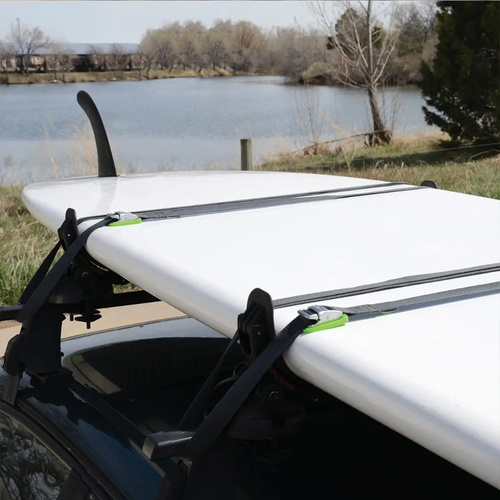 Nite Ize - Pasy transportowe CamJam® Tie Down Strap - 2 szt. - Czarne/Pomarańczowe - CJWR12-09-2R6