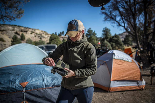 Helikon - Kosmetyczka Travel Toiletry Bag - Czarny / Olive Green - MO-TTB-NL-0201A