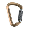 M-Tac - Karabińczyk 10cm z blokadą bagnetową Keylock - Khaki - 60094004
