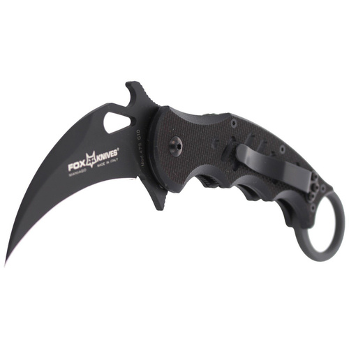 FOX - Nóż składany Karambit - Hawkbill - Czarny - 479