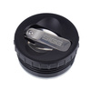 SIGG - Termos na żywność z miską i sporkiem Gemstone Obsidian Food Jar - 0.75 L - Stal nierdzewna 18/8 - Czarny - 8734.20
