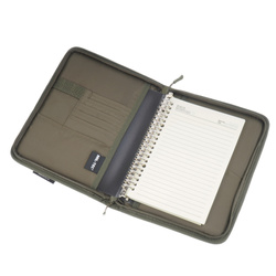 Mil-Tec - Notes z organizerem Hextac Tactical - Średni - Poliester - Zielony OD - 15986101
