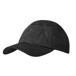 Helikon - Czapka z daszkiem Tactical Cap - PolyCotton Ripstop - Czarna - CZ-BBC-PR-01
