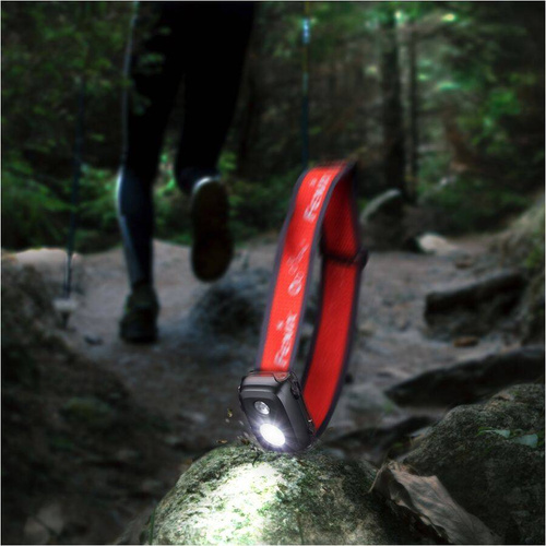 Fenix - Latarka czołowa LED HL16 - 450 lm - Różowa - HL16 pink