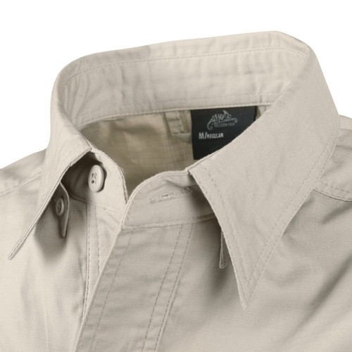 Helikon - Koszula z krótkim rękawem Defender Mk2 - PolyCotton Ripstop - Pine Green - KO-DS2-PR-1T