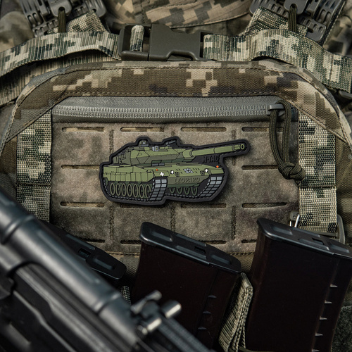 M-Tac - Naszywka Morale Patch 3D Leopard 2 - PVC - Olive - 51348358