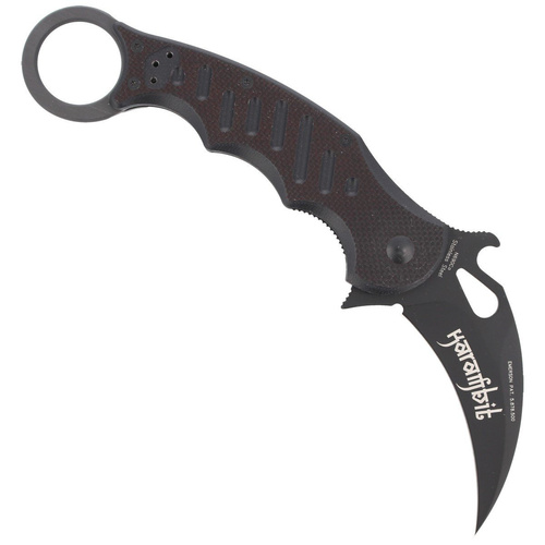 FOX - Nóż składany Karambit - Hawkbill - Czarny - 479