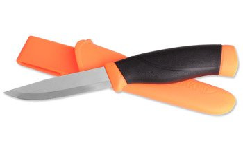 Morakniv - Nóż Companion HeavyDuty F - Stal węglowa - Pomarańczowy - 12495