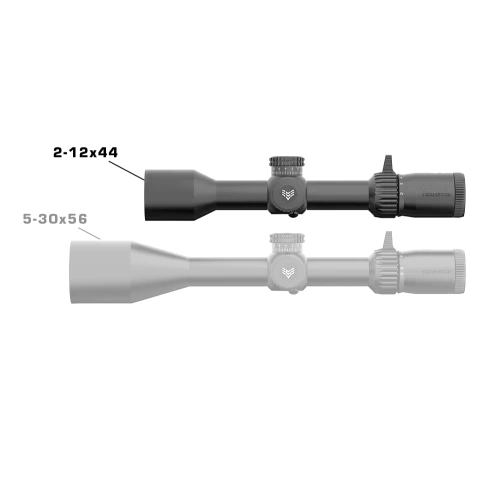 Swampfox Optics - Luneta celownicza Kentucky Long 2-12X44 - Powiększenie 2-12x - FPP - PRS - KTK21244-4L