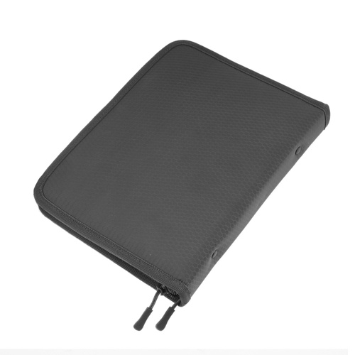 Mil-Tec - Notes z organizerem Hextac Tactical - Średni - Poliester - Czarny - 15986102