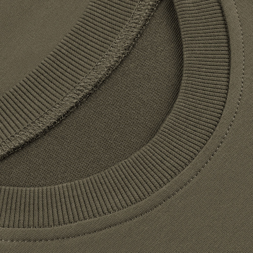 M-Tac - Bluza klasyczna Born by Revolution typu Crewneck - Dark Olive - 20107048