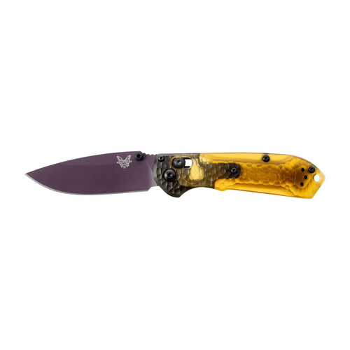Benchmade - Nóż składany 565PL-2501 Mini Freek - CPM M4 - Żółty - 565PL-2501