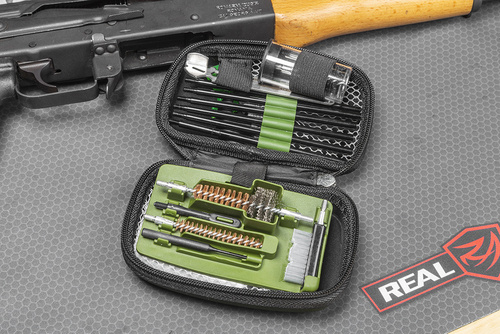 Real Avid - Zestaw do czyszczenia broni Gun Boss - AK47 - platforma AK - 16 elementów - AVGCKAK47