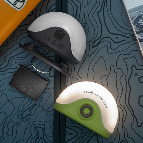 Fenix - Lampa kempingowa CL20R V2.0 - 300 lm - Zielona - CL20R V2.0 green