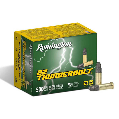 Amunicja Remington .22LR HV Thunderbolt 40 gr / 2.6 g - 500 sztuk - 21241