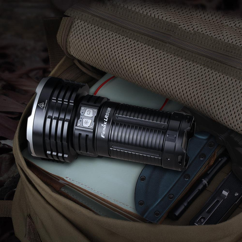 Fenix - Latarka LED szperacz akumulatorowa z funkcją powerbank - 12 000 mAh - 12 000 lumenów - LR50R