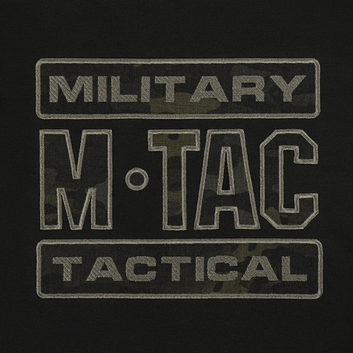 M-Tac - Bluza z kapturem Combat - Bawełna - Czarna - 20520208