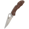 Spyderco - Nóż składany Delica® 4 FRN Flat Ground Brown - C11FPBN