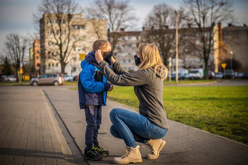 Helikon - Maseczka Ochronna Wielorazowa Profilowana Uniwersalna - Czarny - MA-RUP-CB-01