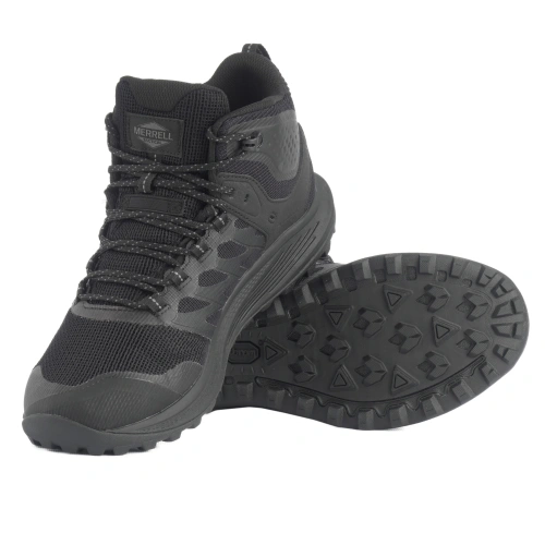 Buty trekkingowe Merrell Nova 3 Mid Tactical Waterproof Boot - Vibram TC5+ - Czarny
