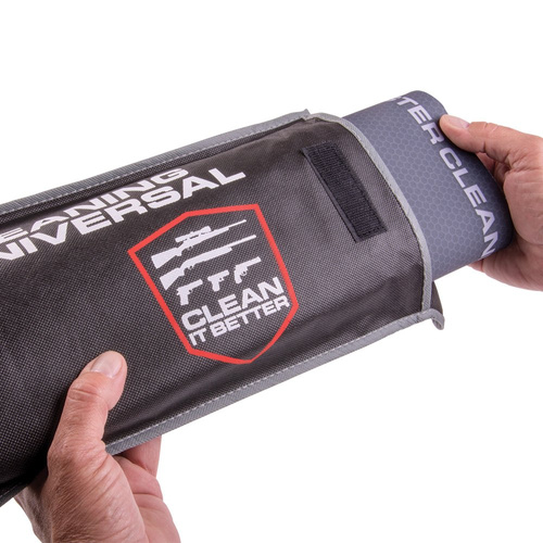 Real Avid - Mata rusznikarska z zestawem narzędzi Master Cleaning Station Universal - 43x16" - Czarna - AVMCS-U