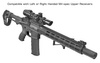 UTG - Łoże do AR15 Super Slim SD Free Float - 14'' - M-LOK - Mil-Spec - Czarne - MTU046XLM