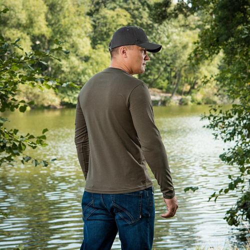 M-Tac - Koszulka wojskowa z długim rękawem - Dark Olive - 20067048