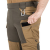 Helikon - Spodnie outdoorowe Hybrid Outback Pants® - DuraCanvas® - Coyote / Taiga Green - SP-HOP-DC-1109A